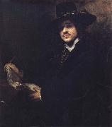 REMBRANDT Harmenszoon van Rijn Portrait of A Young Artist china oil painting artist